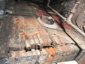 Fireplace chimney and porch deck project in Athens